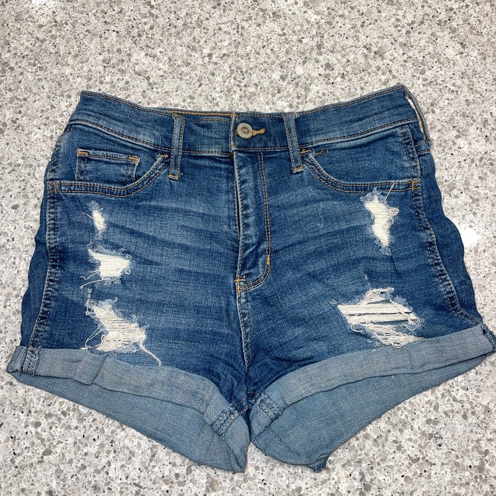 Hollister jean shorts